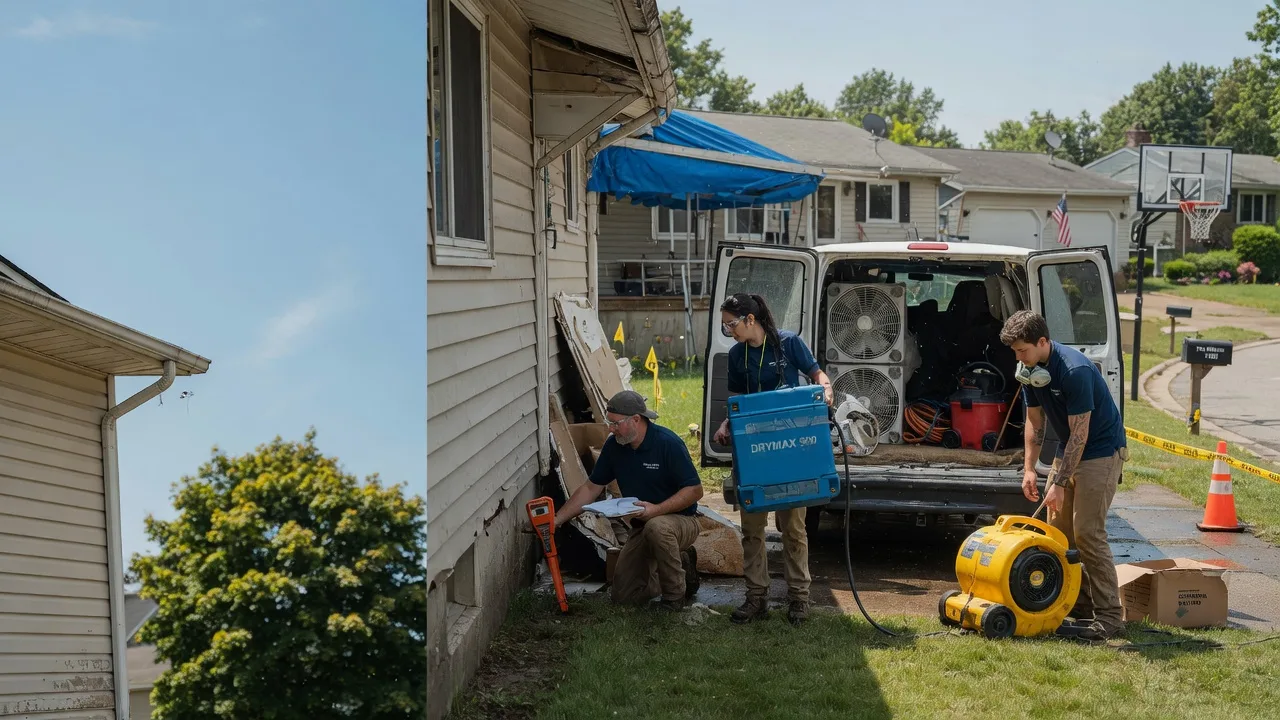 Ceiling Leak Cleanup in Huntington, NY near me